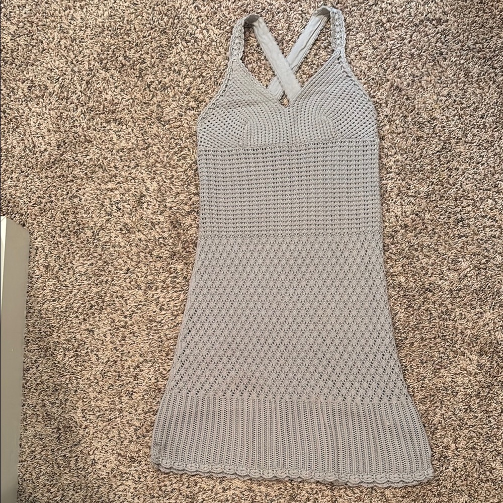 Athleta Crochet Halter Dress